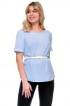 Блузка Дора (голубой) Б11-157/4