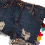 Джинсовые шорты. Девочка.