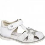 20-407A бел Сандалии для девочек (25-29)/10