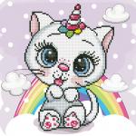 Кристальная мозаика (алмазная вышивка) "ФРЕЯ" ALV-101   "Мур-мур"