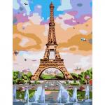 KH0790 Картина по номерам (15х20) ЭЙФЕЛЕВА БАШНЯ (16 цветов) 1/100