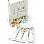 Декола Набор контуров универсальных  картон 4 шт х18мл