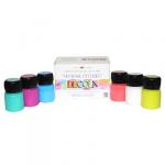 Декола Набор акрил ткань "Модные оттенки"  картон 6 шт х20 мл