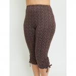 Бриджи женские 717-6, черно-коричневые