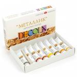 Декола Набор акрил металлик туба/картон 8 шт х18 мл