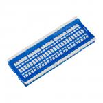 "Gamma" Органайзер для ниток мулине OG-P50 ЭВА пластик 27 см в блистере на 50 цветов