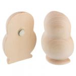 Заготовка для декорирования "Mr. Carving"   DE-064   "матрешка-половинка"   дерево   3 шт