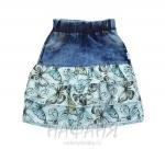 Детская джинсовая юбка