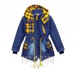 Детская демисезонная джинсовая парка