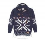 Вязанный джемпер с капюшоном