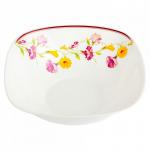 0001D2/22-SK Салатник квадрат. "Полевые цветы" 20,5*7см (18)