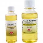 Невская Палитра Масло льняное для художественно-живописных работ флакон 220мл