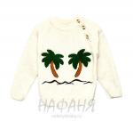 Вязанный джемпер  с апликацией