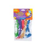 Bebelot набор шаров "С праздником" (шелкография, 5 шт., 30 см, металлик, разноцвет.)