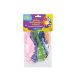 Bebelot набор шаров "День рождения" (шелкография, 10 шт., 30 см, пастель, разноцвет.)