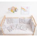 Бортик Крошка Я «Роботы» (32?32 см - 12 шт.) бязь/синтепон