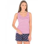 Комплект КК1070 "Морские истории" (шорты +майка)хлопок