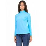 Водолазка  ЛВ0295 Женская без принта длинное горло голубой