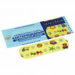 Лейкопластырь бактерицидный LEIKO комплект 1000 шт. 1,9х5,5 см полимерная основа с рисунком ш/к42268