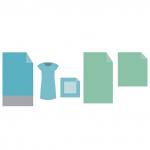 Комплект акушерский КБР-02 ГЕКСА одноразовый стерильный 8 предметов, ш/к 45380