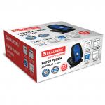 Дырокол металлический BRAUBERG "Office Expert", до 35 листов, черно-синий, 228605