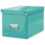Короб архивный LEITZ "Click & Store" L, 310*320*360мм, лам. картон, разборный, бирюзовый, 61080051