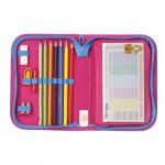 Пенал TIGER FAMILY с наполнением, 1 отд., отк.план., 23 предм., Heavenly Dreams, 20х14х4 см, 228886