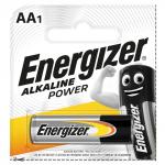 Батарейка ENERGIZER Alkaline Power, AA (LR06,15А),алкалин,пальчиковая,1 шт,в блистере(отрывной блок)