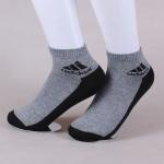091 /1 Носки женские AD серо-черные короткие