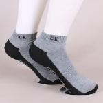 091 /4 Носки женские CK серо-черные короткие