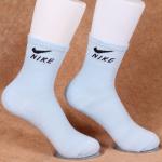 091 /2 Носки NK женские голубые высокие