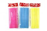 814-15 Палочки для напитков желтые/розовые