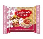 Вафельный десерт "Весёлый Тоша" с ароматом клубники