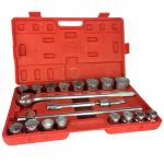 6-гранные / Набор инструмента ?" для грузовика 19-50мм 21 предмет / Шестигранные головки