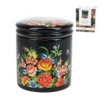 Банка для сыпучих продуктов "Романс" d=10 см. h=12 см. v=450мл. (подарочная упаковка)