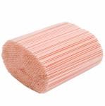 Соломка питьевая в полоску 21 см 500 шт. (12723)