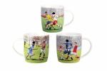 Кружка 350 мл бочка низкая Футболисты микс 3диз. (YQ1791-3)