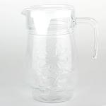 Кувшин 1,5 л YZ07C цветок. белая кр.