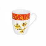 Кружка 340 мл ф. круг ОЛИВКИ