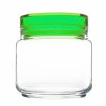 Банка для продуктов КОЛОРЛИШЭС с зеленой крышкой 0,5 л