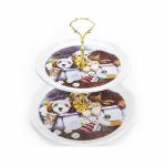 Конфетница 2х ярус 20-24 см "Собачки LR (х16)"