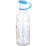 Бутылка для жидкости стекло 0,5 л ГОЛУБАЯ MB (х24)