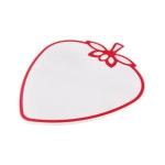 Доска разделочная "Клубника" (315х270х6)(бело-кр)(уп. 20)