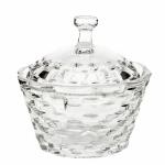 Конфетница "Кристалл" 10x10x10 см. v=250мл. (стекло) (коричневая упаковка)