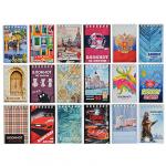 ClipStudio Блокнот А7 40 листов, офсет, обложка картон, спираль, в клетку, 16 дизайнов