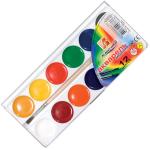 Акварель медовая КЛАССИКА, 12 цв., пл.коробка, с кистью|2