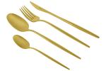 Набор столовых приборов Cosmos PVD Gold (матовый) 24 предмета на 6 персон