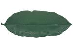 Блюдо-листок сервировочное (зелёный) Мадагаскар, большой, в подарочной упаковке.