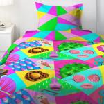 КПБ 1.5 бязь 4YOU (70х70) рис. 16195-1/16229-2 Креативный коллаж