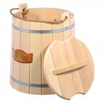 Ведро для бани с крышкой Банные Штучки липа 18 л 3370